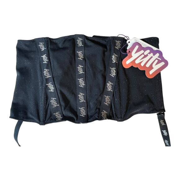 NWT Yitty Spotlight Waist Shaper Shimmered Iconic Black Size L - Picture 14 of 16